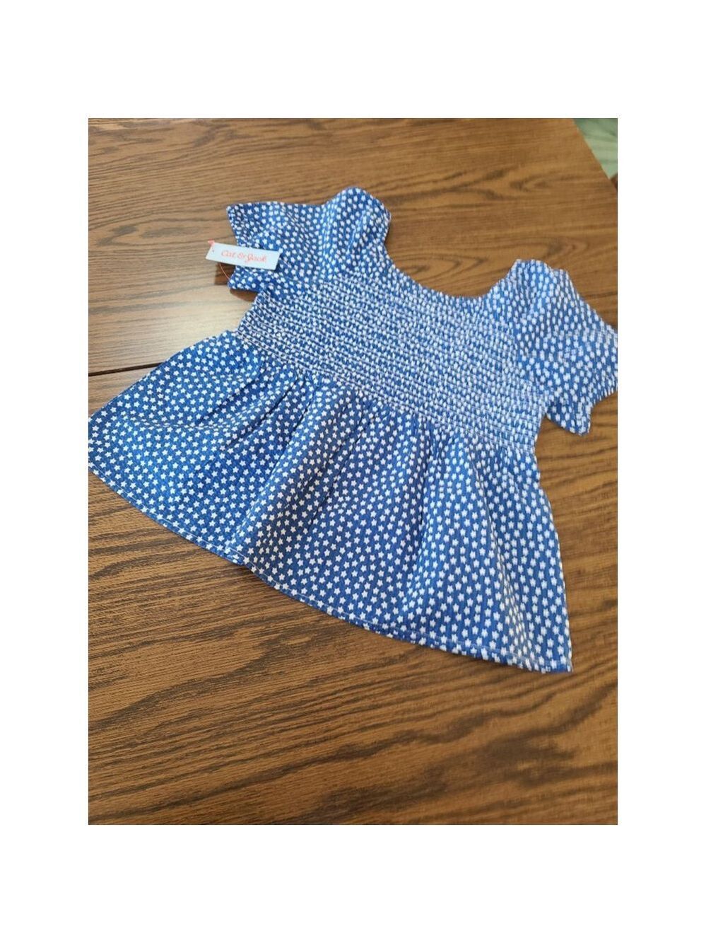 Cat & Jack Girls XL Blue Top & Black Pants Set - Picture 6 of 9